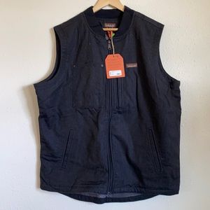 New with tags- Patagonia All Season Hemp canvas vest. Men’s size XL.